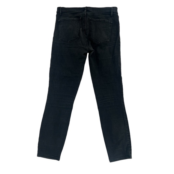 LOFT By Ann Taylor Black Distressed Crop Jean Leggings Size 28 Women’s - Picture 3 of 6